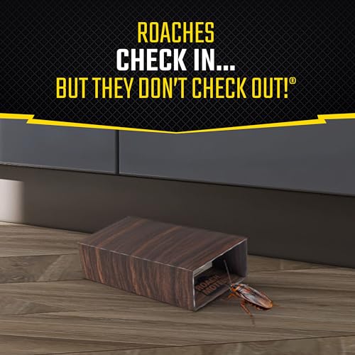 Roach Motel Traps 12 Pack - Pesticide-Free Glue Insect Traps for Cockroaches & Bugs Variation of THIS listing