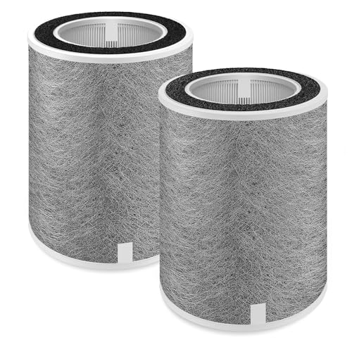 2-Pack HEPA Replacement Filter for Shark Air Purifier MAX HP201 Series - Pet & Smoke Air Filter