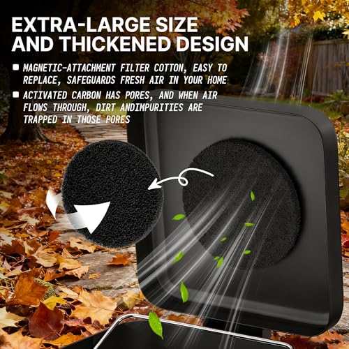 22L Rectangular Dog Poop Trash Can - Outdoor Waste Bin with Lid & Drawstring Bags