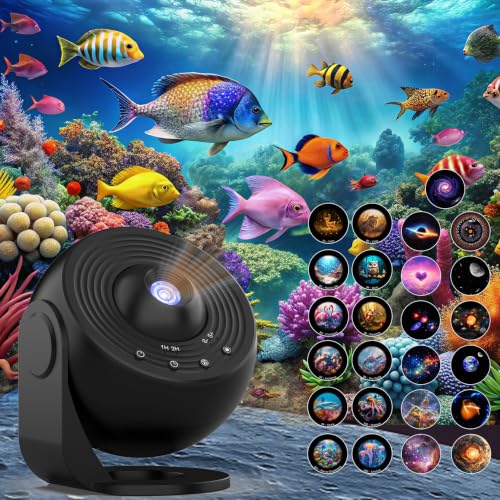 Sunbox Galaxy Projector Pro 25-in-1 Space Night Light with Timer & 360° Rotation