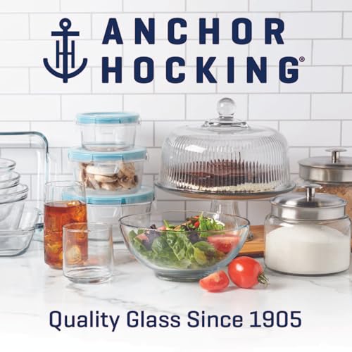 Set of 2 1-Gallon Glass Storage Jars with Lids - Heritage Hill Collection