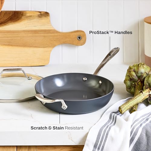 All-Clad HA1 Ceramic Nonstick 10.5-Inch Fry Pan with Lid - Induction Ready