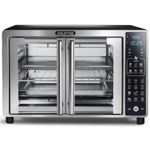 Gourmia Digital Air Fryer Toaster Oven with Single-Pull French Doors