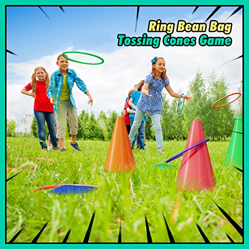 Redllo 53PCS Outdoor Carnival Games Set - Lawn, Family & Kids Party Pack