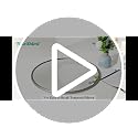 TokeShimi 30 Inch Brushed Nickel Round Wall Mirror - Tempered, Shatterproof Bathroom Vanity Mirror, Farmhouse Wall Decor