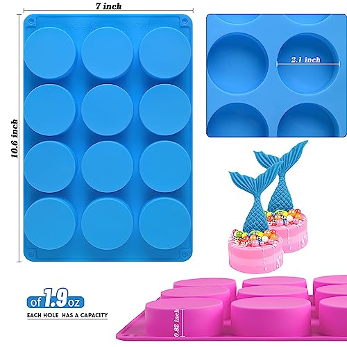 Sakolla 3-Piece Chocolate Cookie Mold Set, 2.1 Inch Silicone Baking Molds