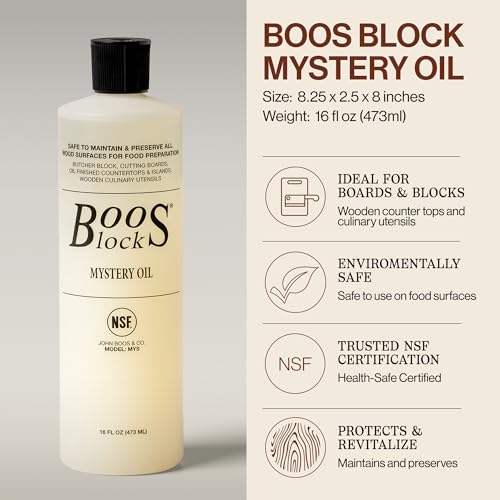 John Boos 3-Piece All-Natural Care & Maintenance Set with Beechwood Applicator