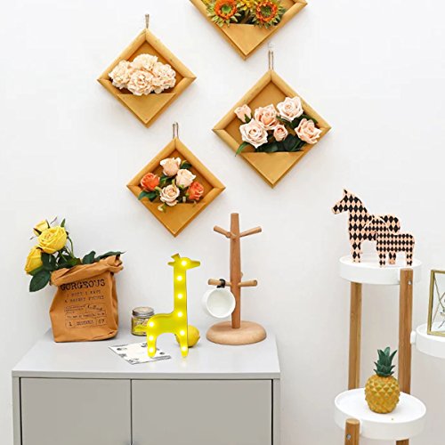 GUOCHENG Cute Giraffe Shaped LED Night Light Warm White Table Night Lamps Bedroom Nursery Home Bedside Indoor Decorations Giraffe Gifts for Kids Children Girls