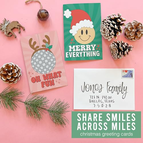 Blank Christmas Cards with Envelopes 24 Holiday