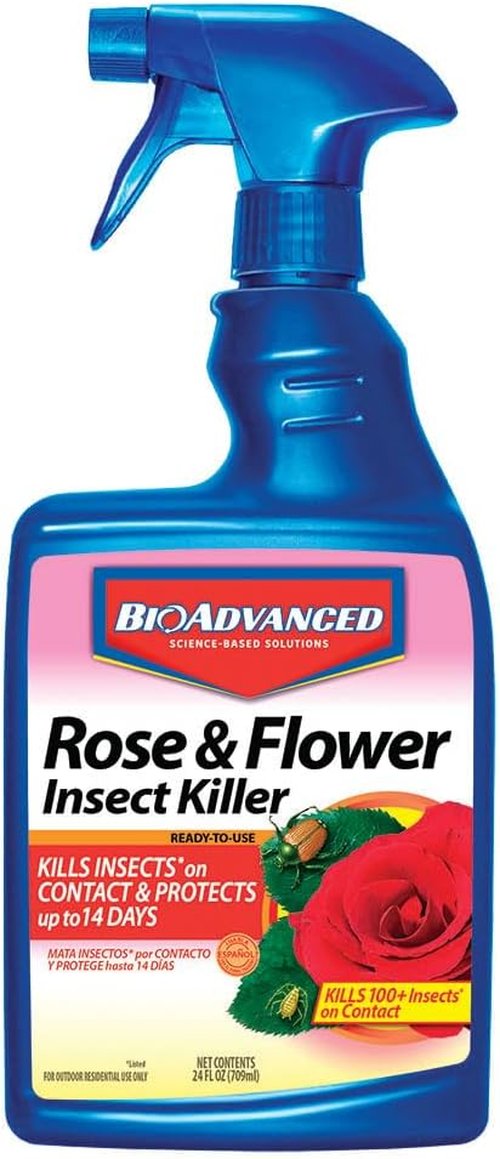 BioAdvanced Insect Killer - Ready-to-Use Plant Bug Spray for Roses & Flowers | 24 oz
