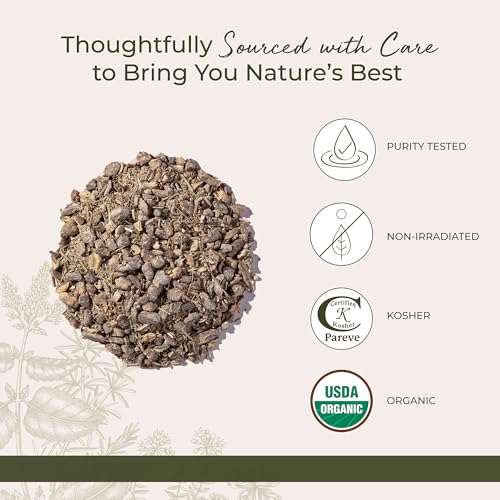 Essiac Tea Organic 1 lb Bulk - Caffeine-Free Herbal Tea with Slippery Elm Bark - Pack of 1