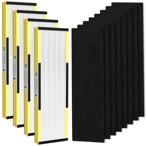 HEPA Filter B Replacement Set for Guardian & Air Purifiers - 4 Pack + 8 Pre-Filters