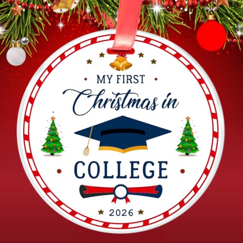 First Year of College Christmas Ornament - Unbreakable 2026 Keepsake Gift