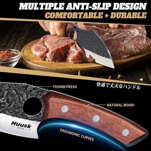 Huusk 3-Piece Japanese Butcher Knife Set 6.3