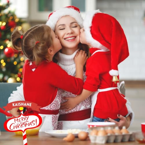 KAISHANE 3-Piece Christmas Cookie Cutter Set with Light & Ornament Shapes for Baking