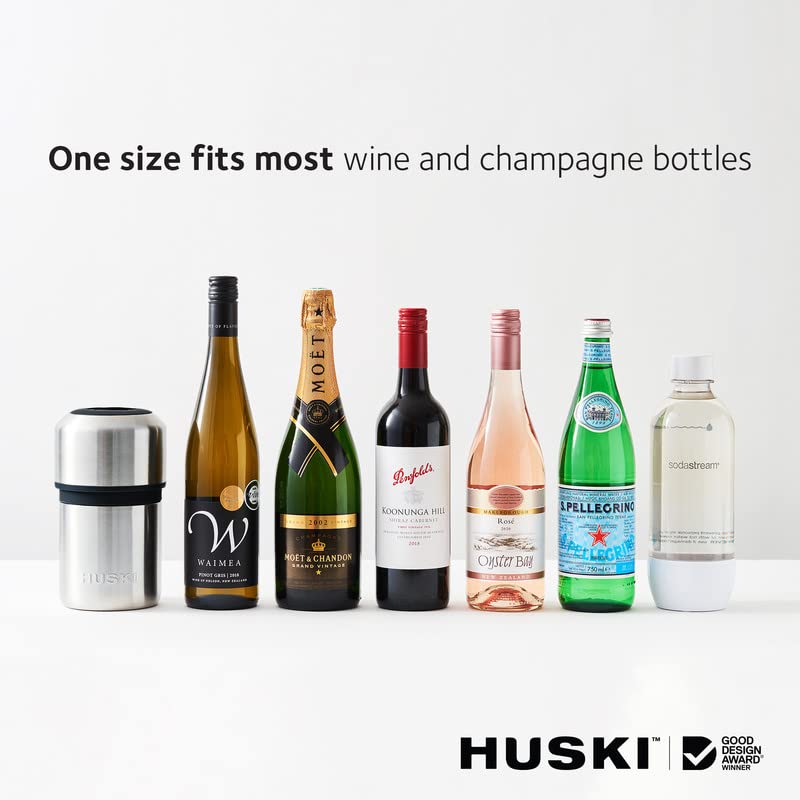 Huski Wine Chiller | Award Winning Iceless Design Keeps Cold up to 6
