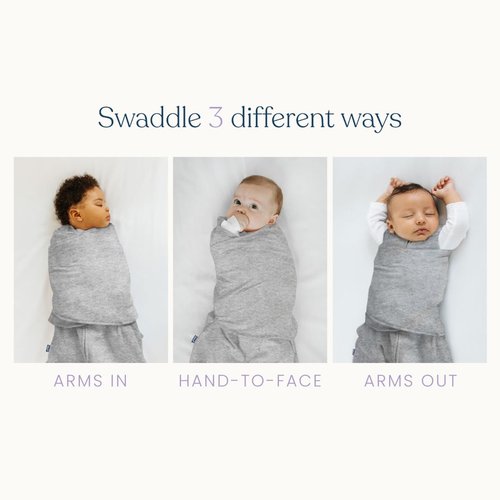 HALO Sleepsack Swaddle - 100% Cotton 3-Way Adjustable Wearable Blanket, Campsite, Small (3-6 Months)