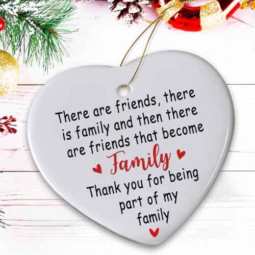 Family Christmas Ornaments 2025,Gifts for Family Friends Christmas Ideas,Personalized Ornaments for Christmas Tree,Long Distance Whole Families Gifts