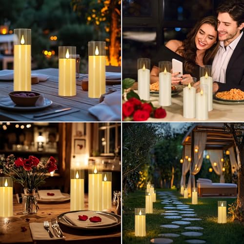 24 Pack LED Flameless Candles Set Clear Variation of This Listing