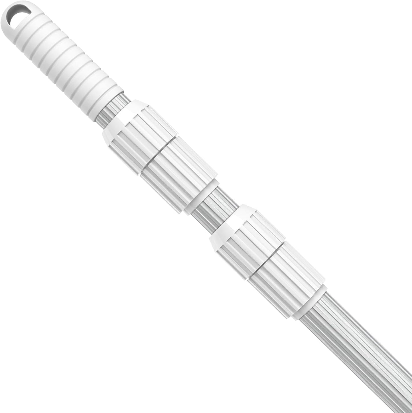 YEECHUN 15-Foot Telescopic Aluminum Swimming Pool Pole - Heavy Duty for Skimmer Nets & Brushes