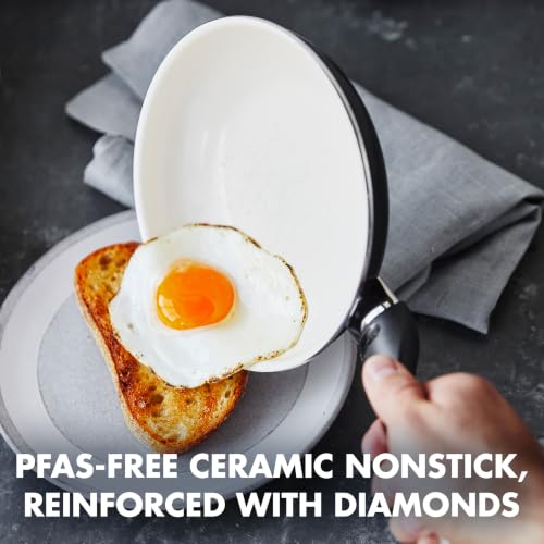 GreenPan Rio 8" and 10" Frying Pan Skillet Set, PFAS-Free, Healthy
