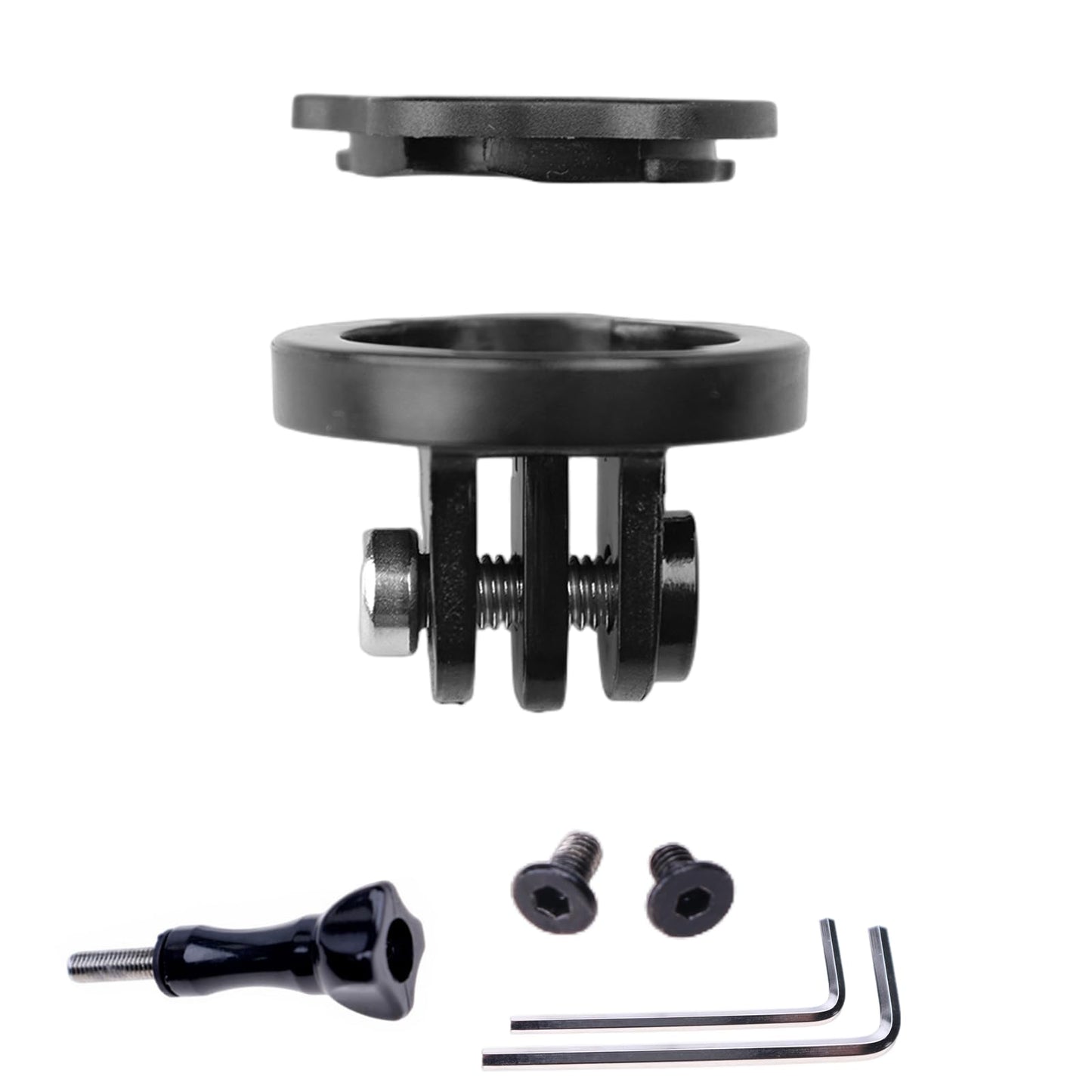 NELboNs Quick Release Sport Action Camera Mount Compatible with IGPS Port M80 Out-Front Bike Bracket Threaded Mount for Bicycle Lights Holder