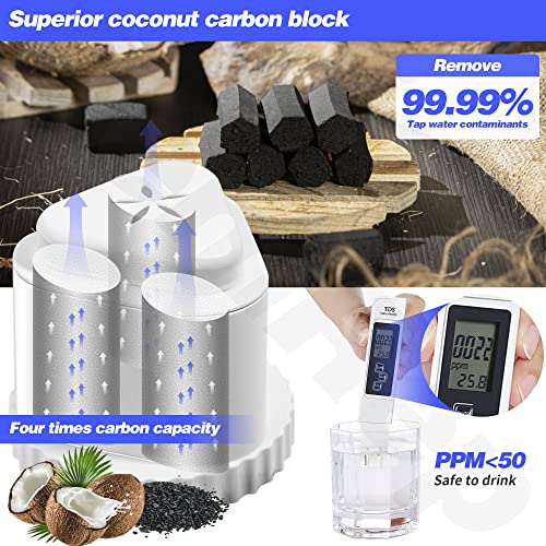 2-Pack Replacement Water Filter for Epic Water Pitcher - BPA Free, Fluoride & Lead Removal