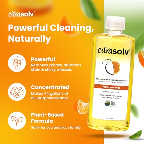 Citra Solv Natural Orange Oil Cleaner & Degreaser - 2 Pack, 32 Fl Oz