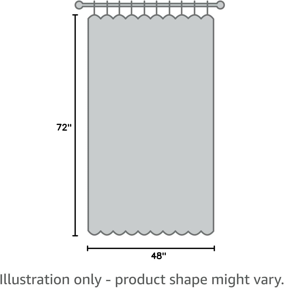 Today's Curtain Medallion Macramé Panel 72",White,48W x 72L