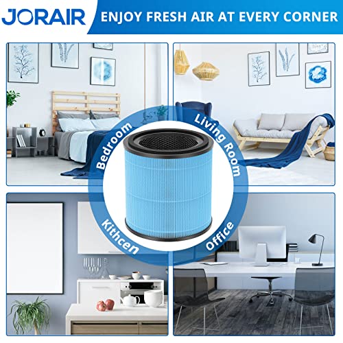 4 Pack HEPA Air Purifier Filters for AIRTOK AP0601 - Odor & Dust Removal