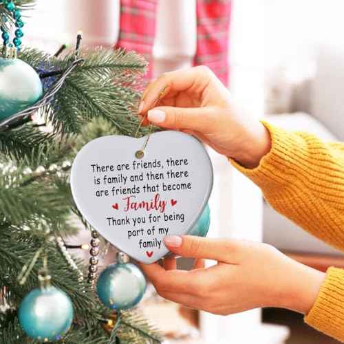 Family Christmas Ornaments 2025,Gifts for Family Friends Christmas Ideas,Personalized Ornaments for Christmas Tree,Long Distance Whole Families Gifts