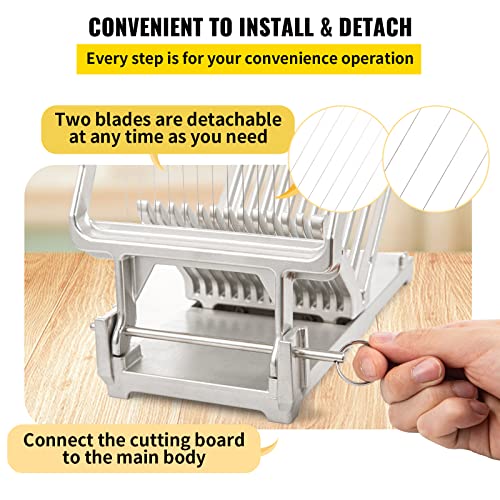 Cheese Slicer with Wire - 1cm & 2cm Thickness Replaceable Blade - Normal