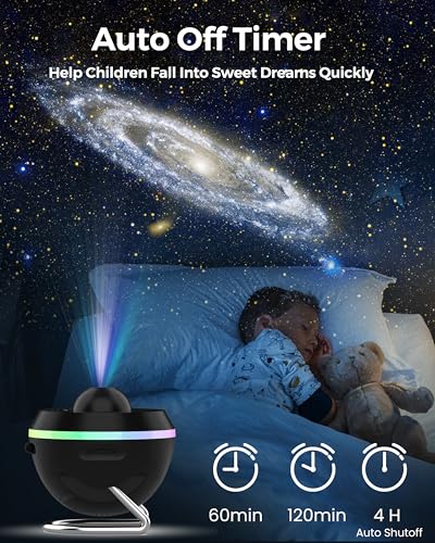 FLEWKEN Galaxy Projector 13-in-1 Star & Solar System Night Light for Bedroom