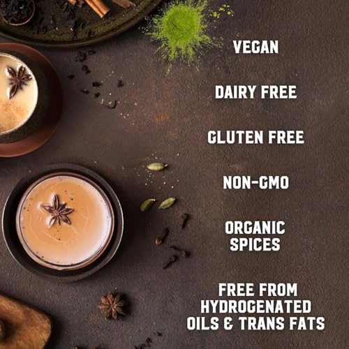 Orca Spice Low Calorie Chai Tea Latte Mix - 48 Oz Organic Black Tea & Spices - Sugar Free, Pack of 1