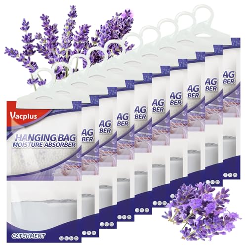 Vacplus Moisture Absorber Hanging Bag - Lavender Scent 9.8 OZ