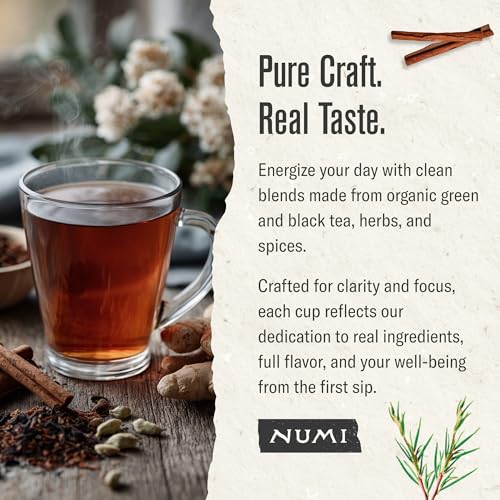 Rooibos Chai Tea - 100 Organic Herbal Tea Bags - Caffeine Free - Variation: Rooibos Chai / 100 Count