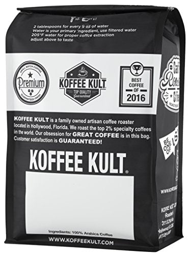 Koffee Kult Medium Roast Whole Coffee Beans - 32oz Pack of 1, Smooth & Flavorful Gourmet Coffee