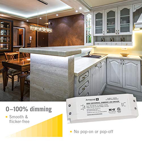 Armacost Lighting Series 1 60W 24V Dimmable LED Driver TRIAC for AC/DC Lighting