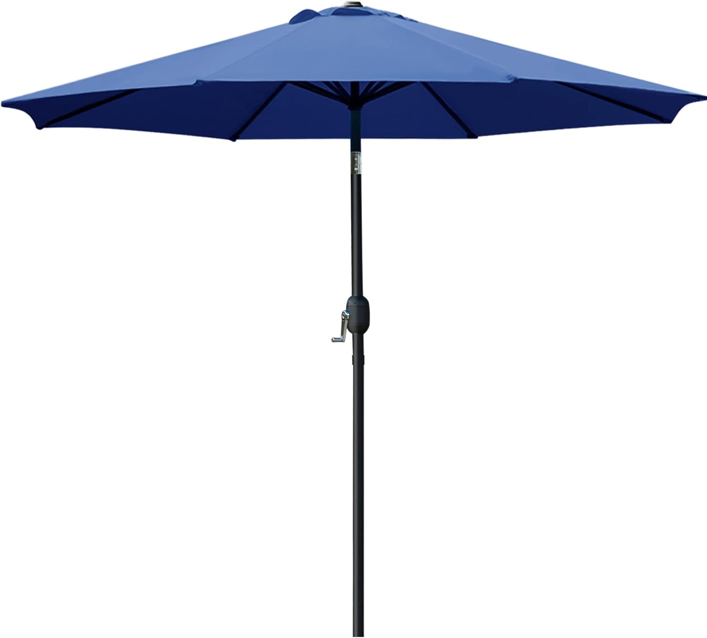 Sunnyglade 9' Patio Umbrella - Durable Outdoor Table Umbrella with 8 Sturdy Ribs | Navy Blue