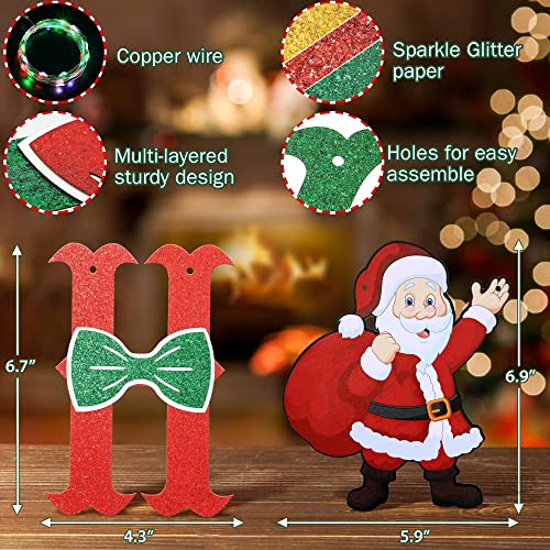 Happy Birthday Banner with Lights - 9.8ft 8-Mode Christmas Party Garland for Kids