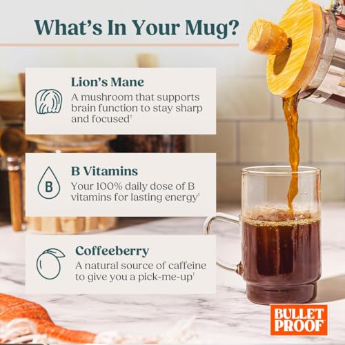 Energy & Focus Coffee Pods - Bulletproof High Achiever Medium-Dark Roast, 24 Count - Variation: Energy + Focus
