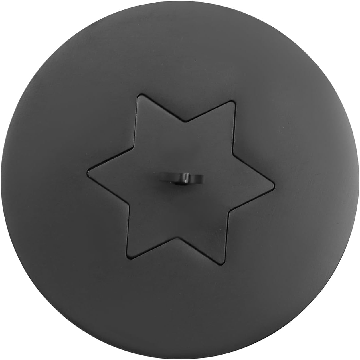 Skiennix Black Candle Jar Topper - Stainless Steel Star Covers for 3.15" Round Scented Candles | Ideal for Spa & Meditation