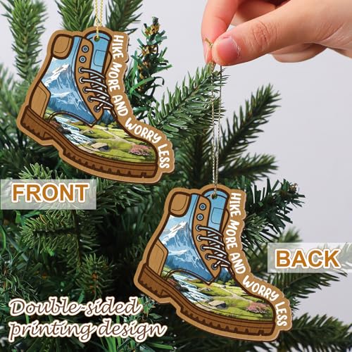 Vercraft 36-Piece Hiking Christmas Ornaments Set with 12 Styles