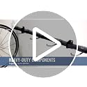 Heavy Duty Wall-Mounted Bike Rack for 5 Bicycles - Space-Saving Vertical Storage