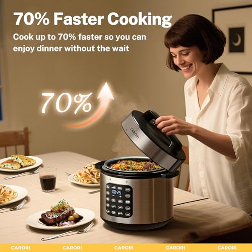 9-in-1 Electric Pressure Cooker 8 Qt - IMD Silver, Multi-Cooker, Slow & Rice