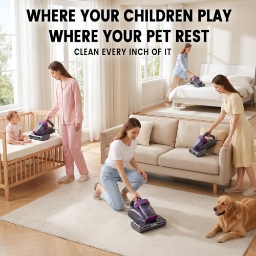 Pro Mattress Vacuum Cleaner 16kPa Suction 500W Corded Bed & Sofa Cleaner
