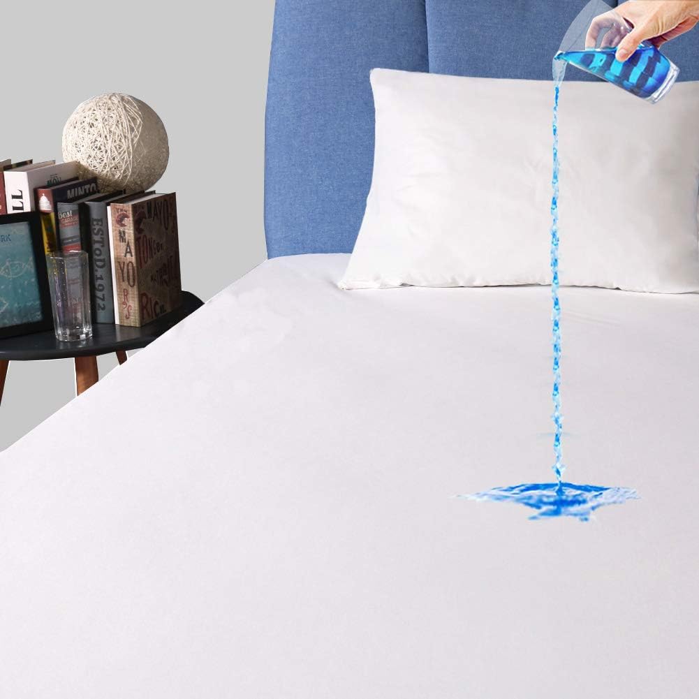 Skiennix Twin XL Mattress Protector - Premium 100% Waterproof Cover | Noiseless & Breathable Fitted Deep Pocket 8-21''