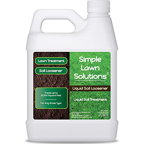 Liquid Soil Loosener - Soil Conditioner for Compact and Poor Drainage Soils - 32 oz
