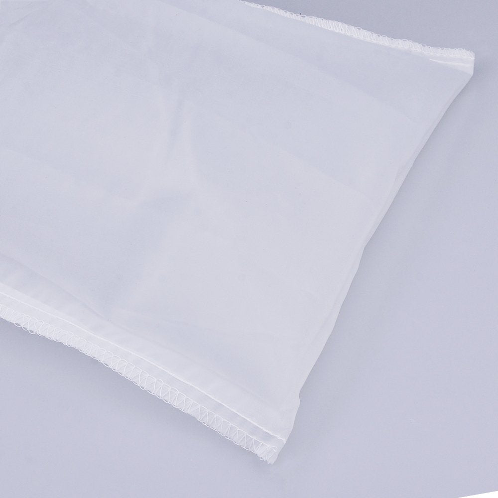 Pinfox 75 Micron Nylon Straining Bag Fine Mesh Food Strainer Bag, Multi Purpose Food Grade Filter Bag for Nut Milk, Juice, Cold Brew, Home Brewing (25.39" x 18.89", 2 Packs)