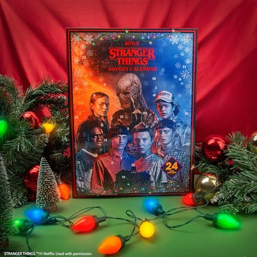 Stranger Things Advent Calendar with 24 Exclusive Gifts & Accessories - Official Licensed Collectibles